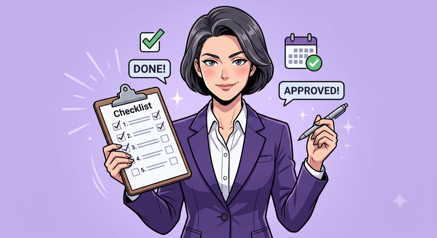 Victoria, the character representing Gemini, composed and appraising, checking credentials